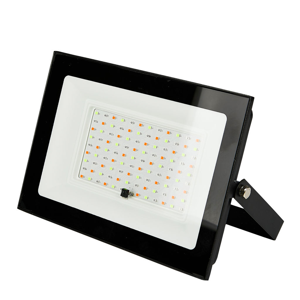 ULF-F60-50W/RGB IP65 200-240В BLACK Прожектор светодиодный. Мультиколор. Пульт ДУ (в/к). Корпус черный. TM Uniel
