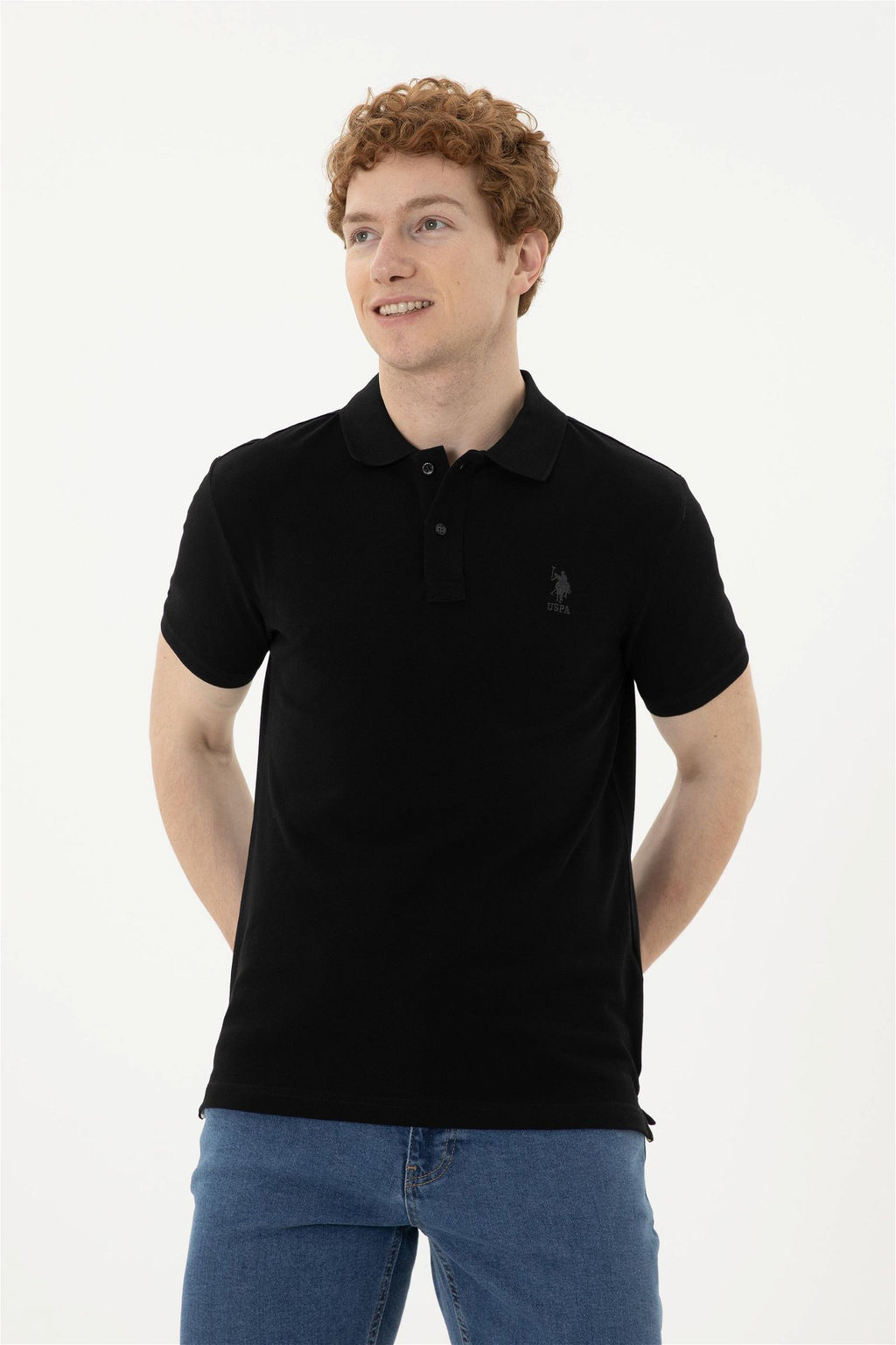 Мужская черная базовая футболка Неожиданная скидка в корзине - U.s. polo assn фото 3
