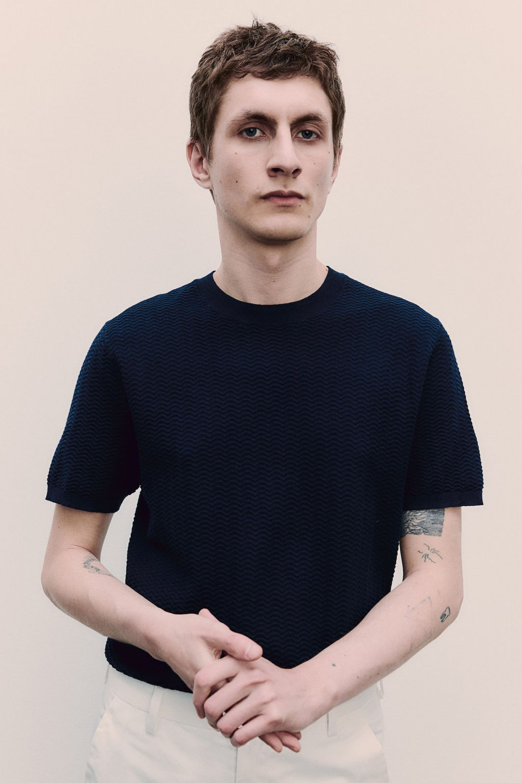 Camiseta en punto texturizado Regular Fit - H&m фото 3