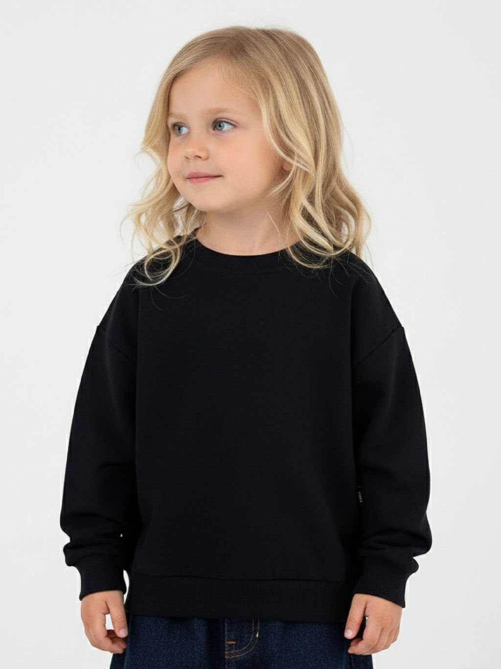 Свитшот с аппликацией 22-0533 черный|красный - Mini maxi фото 25