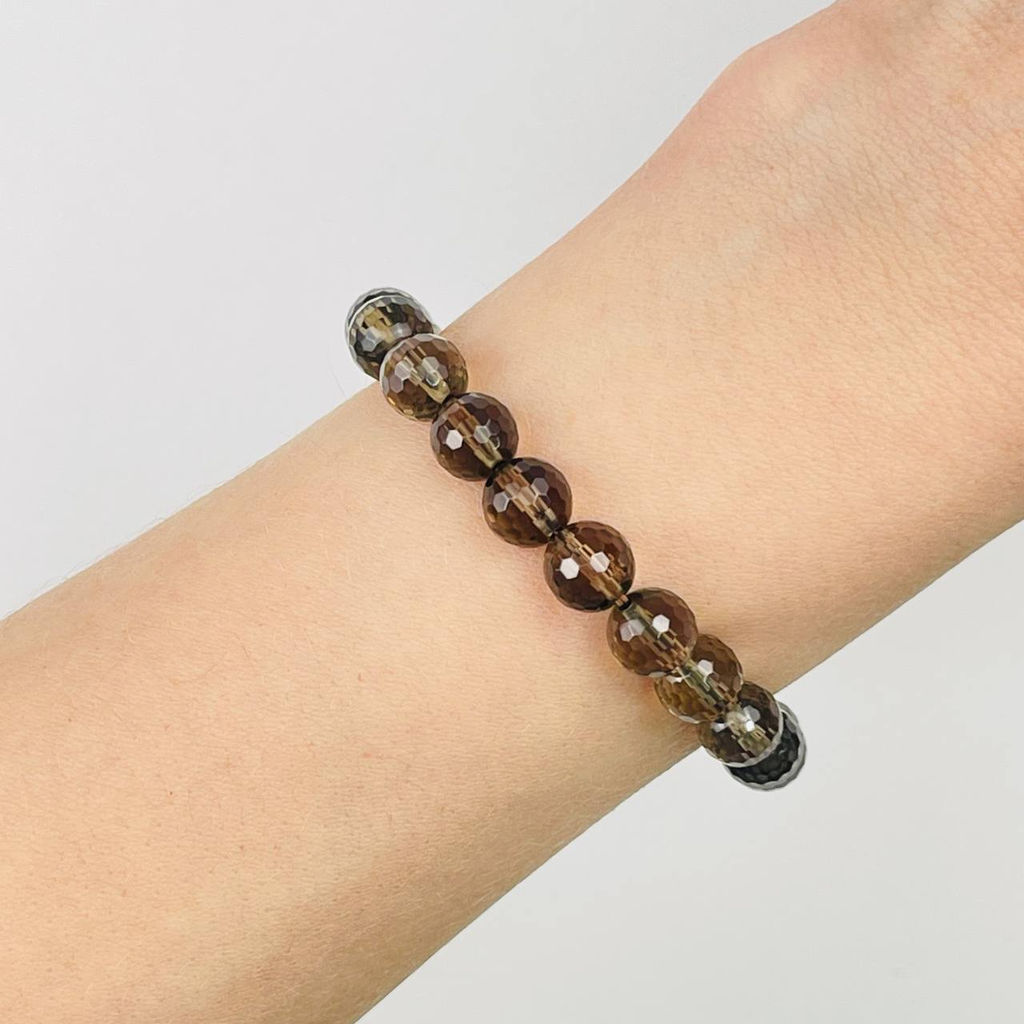 Браслет из Раухтопаза 18 см