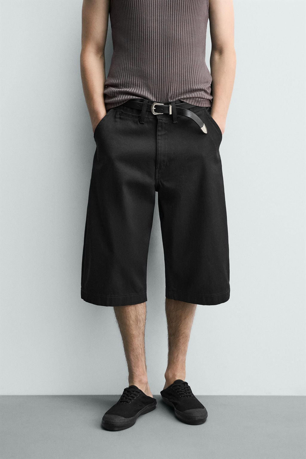 JORTS BAGGY FIT / Negro - Zara фото 2