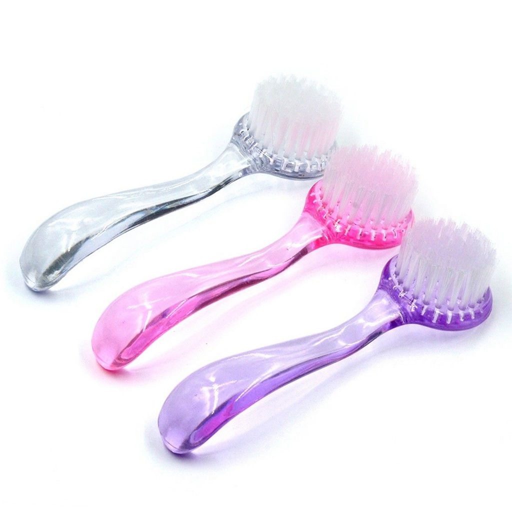 Nail Art Щётка для удаления опила с ногтей большая с ручкой, в ассортименте фото 2