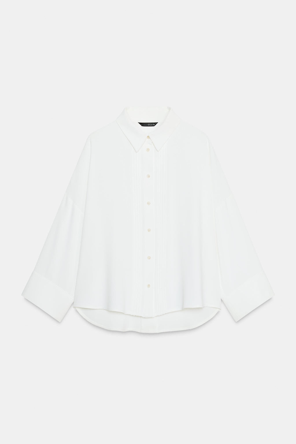 CREPE SHIRT WITH PINTUCKS - Zara фото 6
