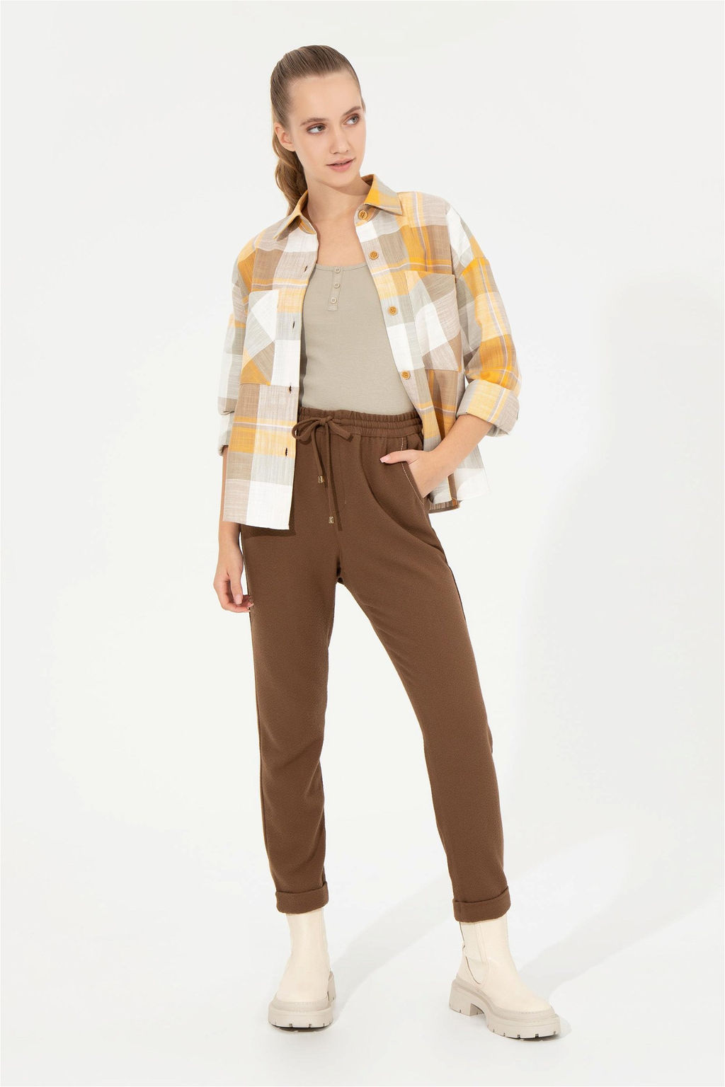 Женские кокосовые брюки Неожиданная скидка в корзине