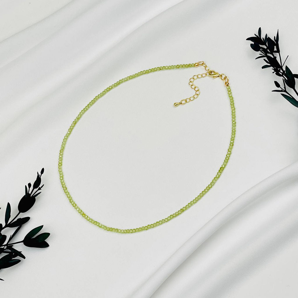 Колье из Хризолита 38 см +