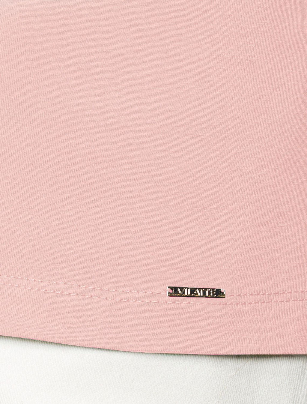 Топ с V-вырезом на регулируемых бретелях эластичный из премиального хлопка - Vilatte фото 3