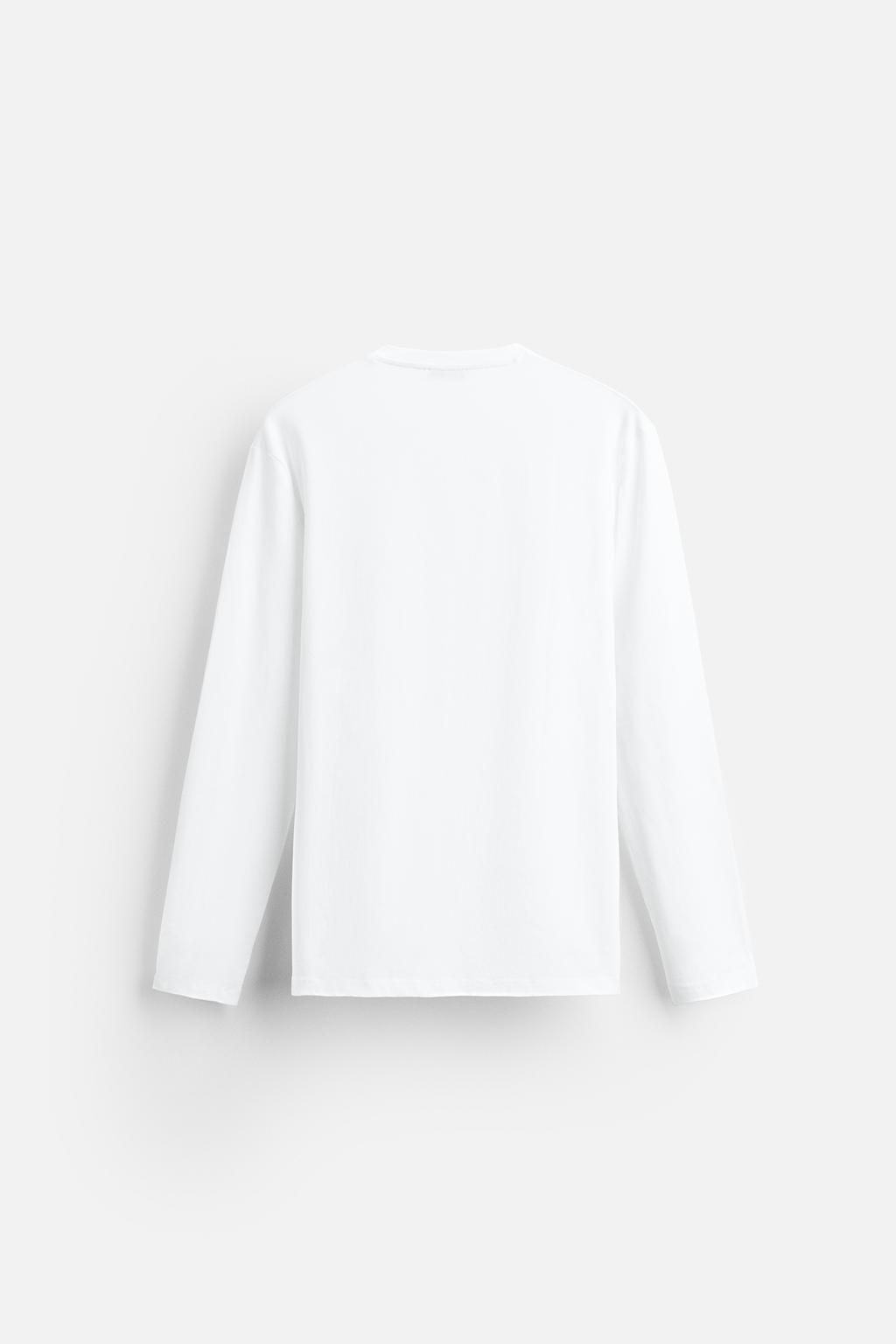 BASIC SLIM FIT T-SHIRT - Zara фото 8