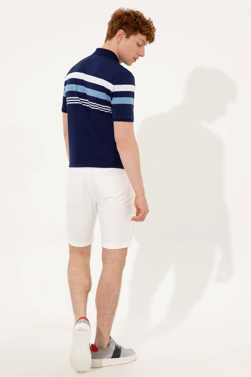 Мужские белые джинсовые шорты Неожиданная скидка в корзине - U.s. polo assn фото 4