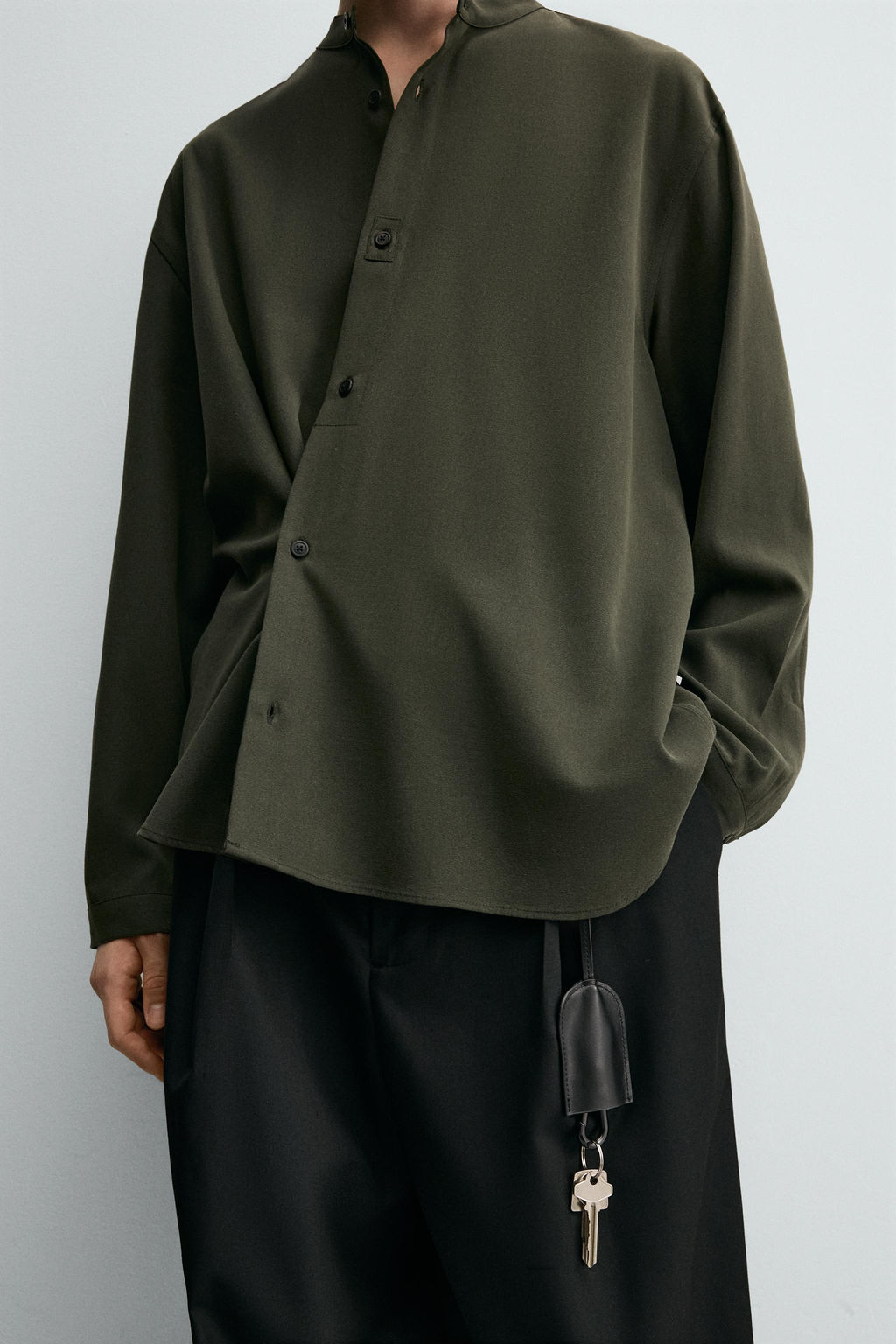 MULTI-POSITION FLOWING SHIRT - Zara фото 5