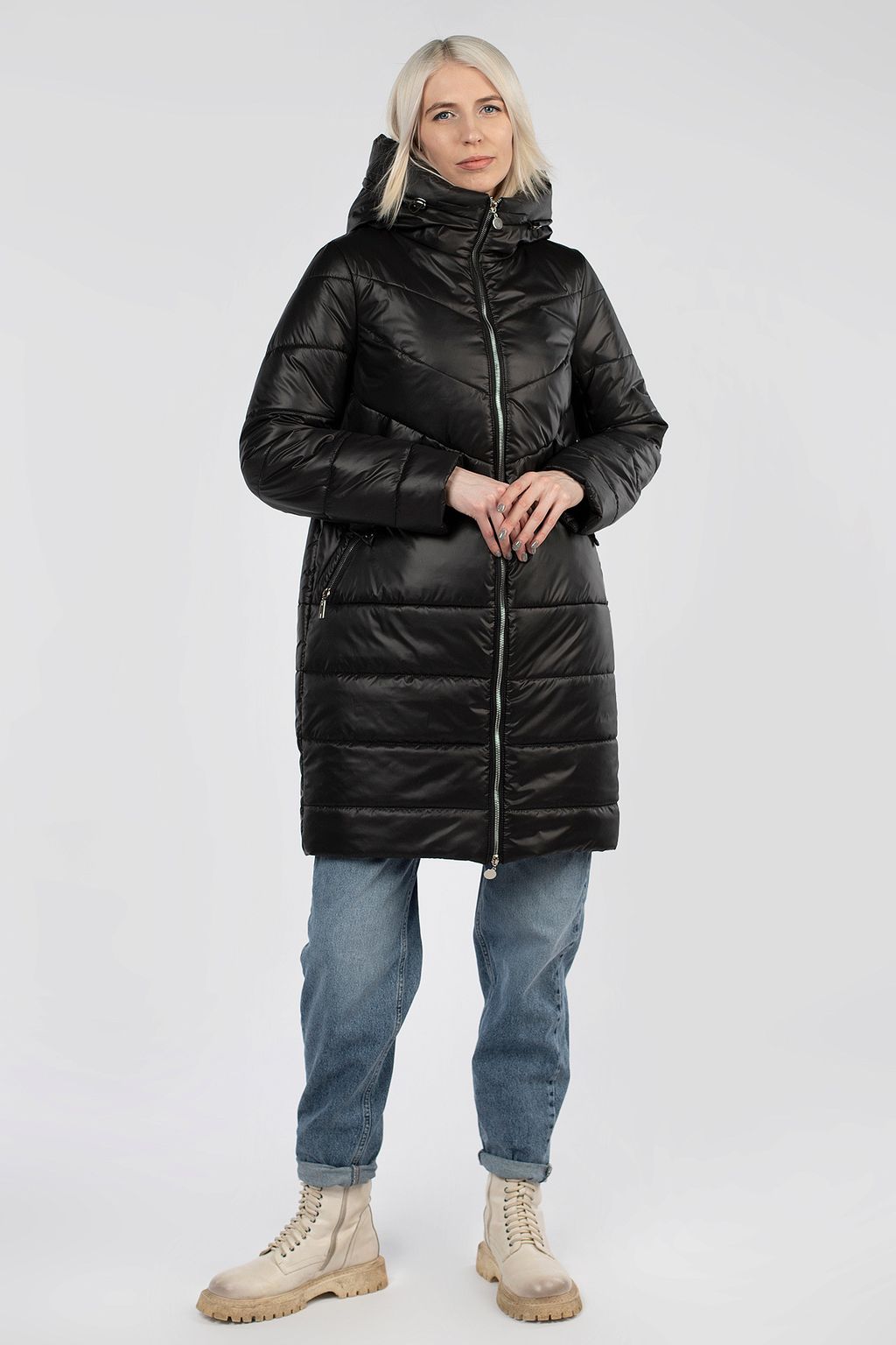 Куртка женская демисезонная (синтепон 200) 04-2925 - El podio фото 12