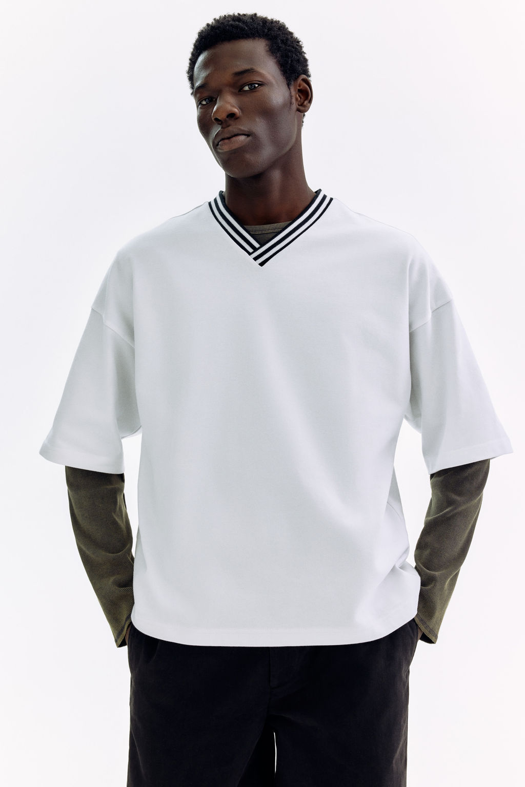 Camiseta de algod?n Oversized Fit - H&m фото 3