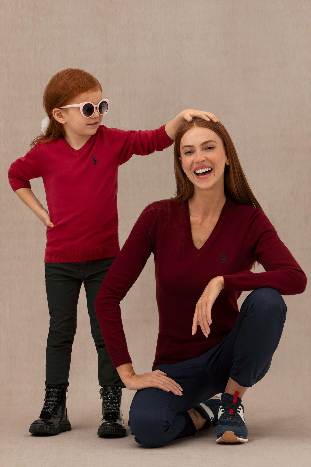 U. S. Polo Assn Черные брюки из плотной ткани для девочек - U.s. polo assn фото 6