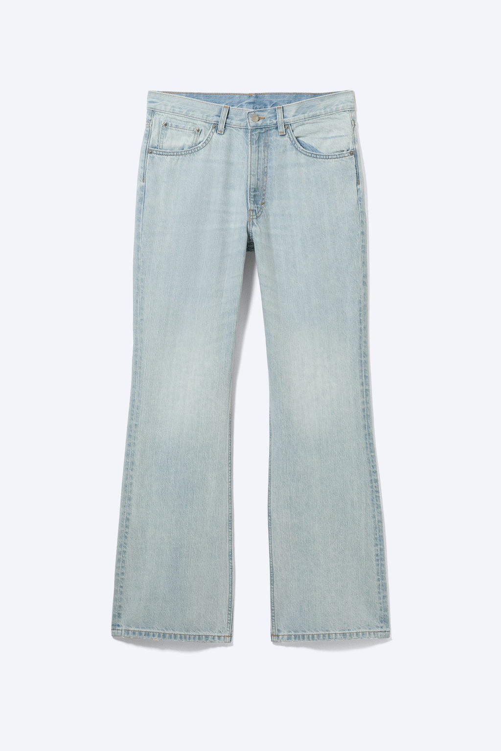 Vaqueros de tiro medio y pernera bootcut holgada Mercury - H&m фото 12