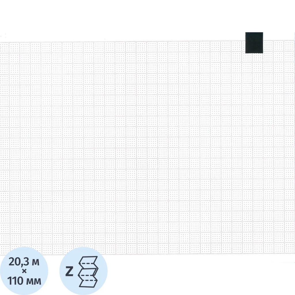 Лента тепл.регист. для ЭКГ FUKUDA FX-7202 (OP 222 TE) 110х140х145, ЛДМ