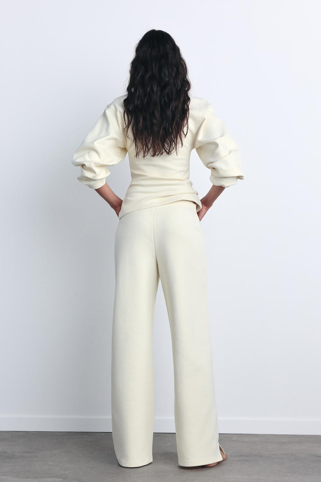 FITTED INTERLOCK SWEATSHIRT - Zara фото 20