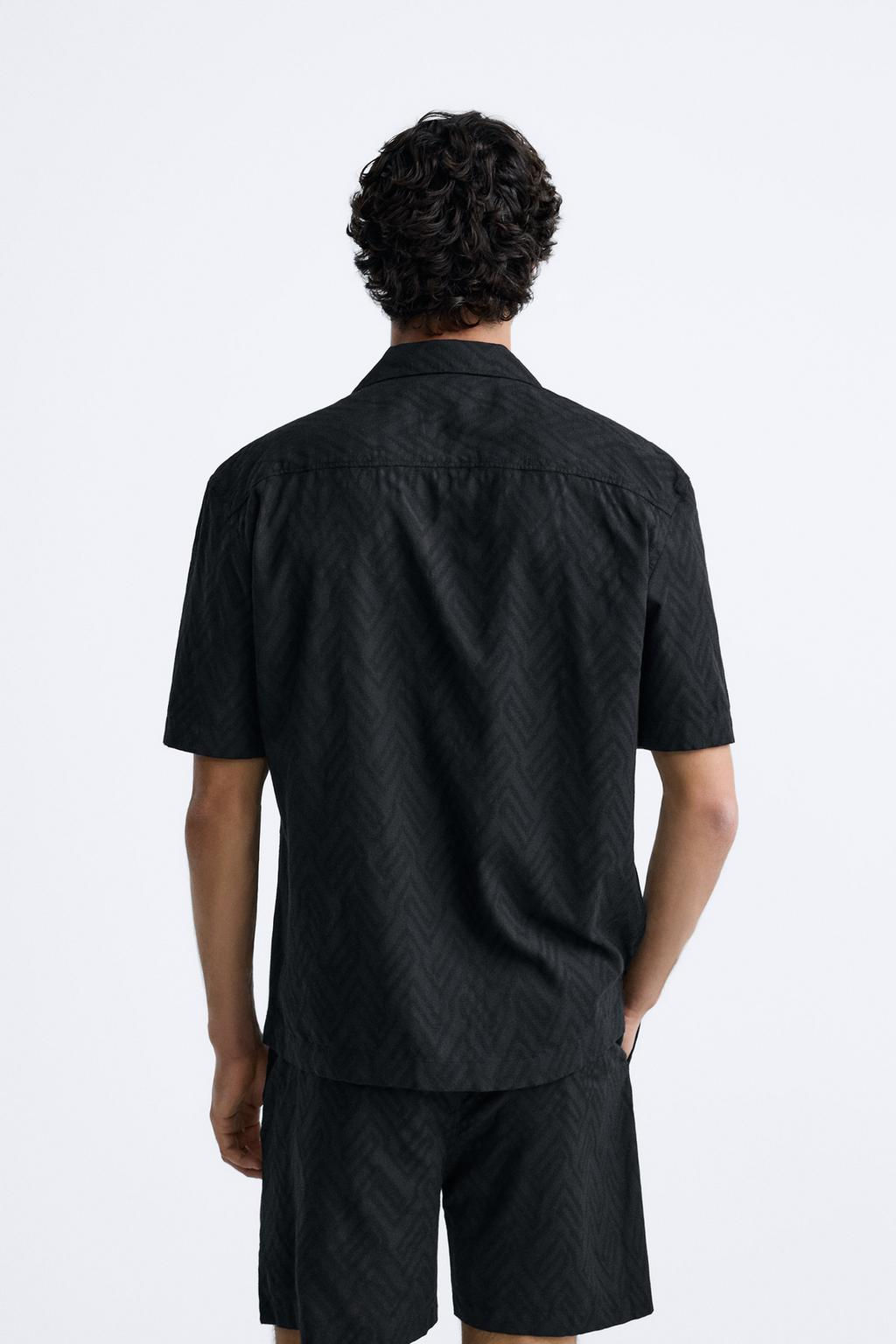 GEOMETRIK JACQUARD GOMLEK - Zara фото 12