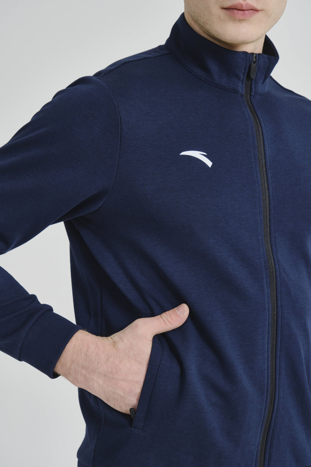 Олимпийка трикотажная Синий - Anta фото 2