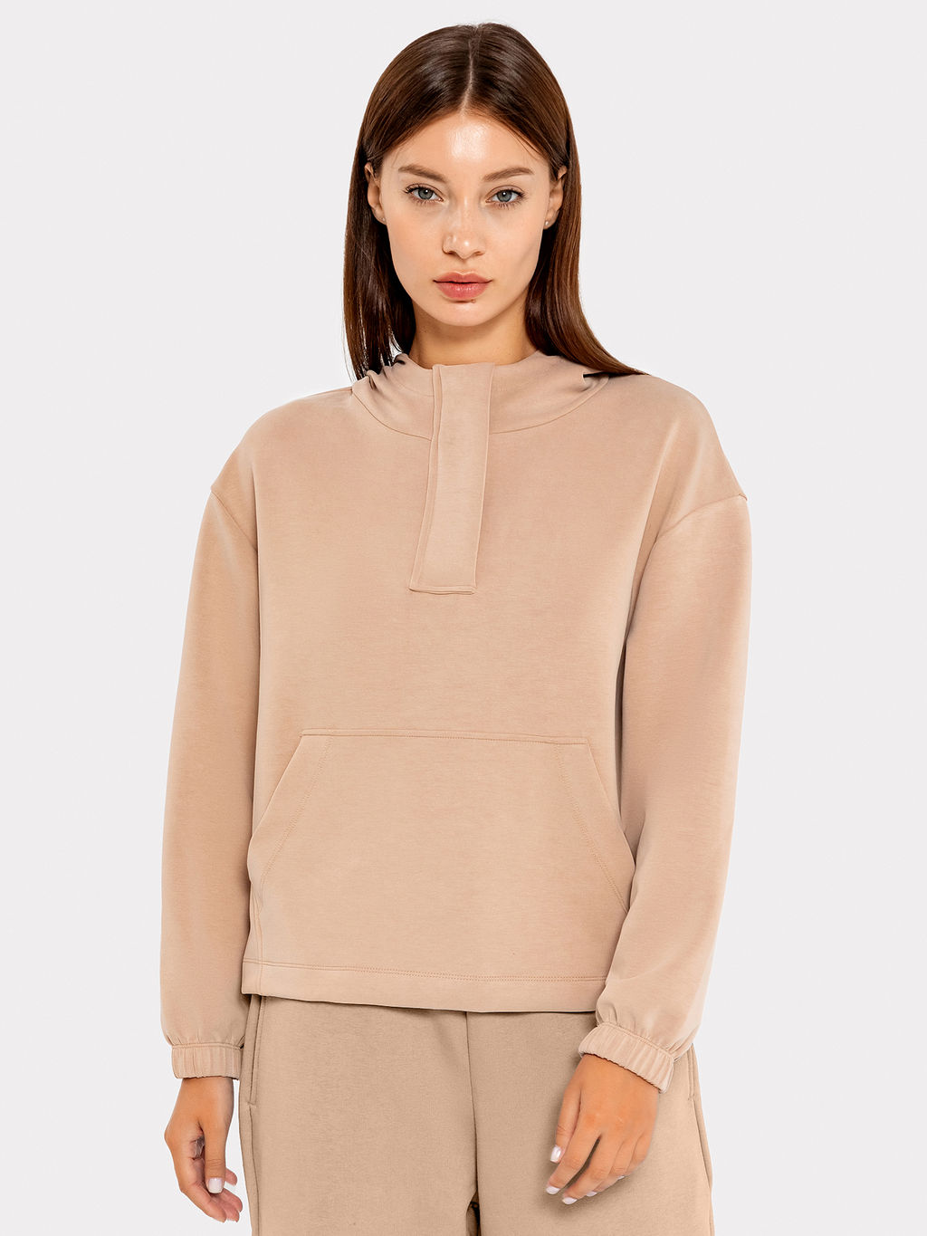 Анорак женский в бежевом цвете бежевый 302875