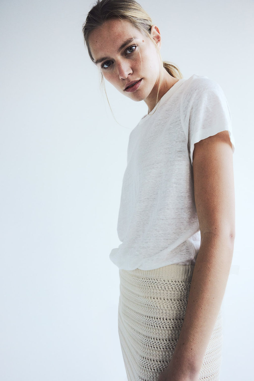 Falda efecto crochet - H&m фото 2