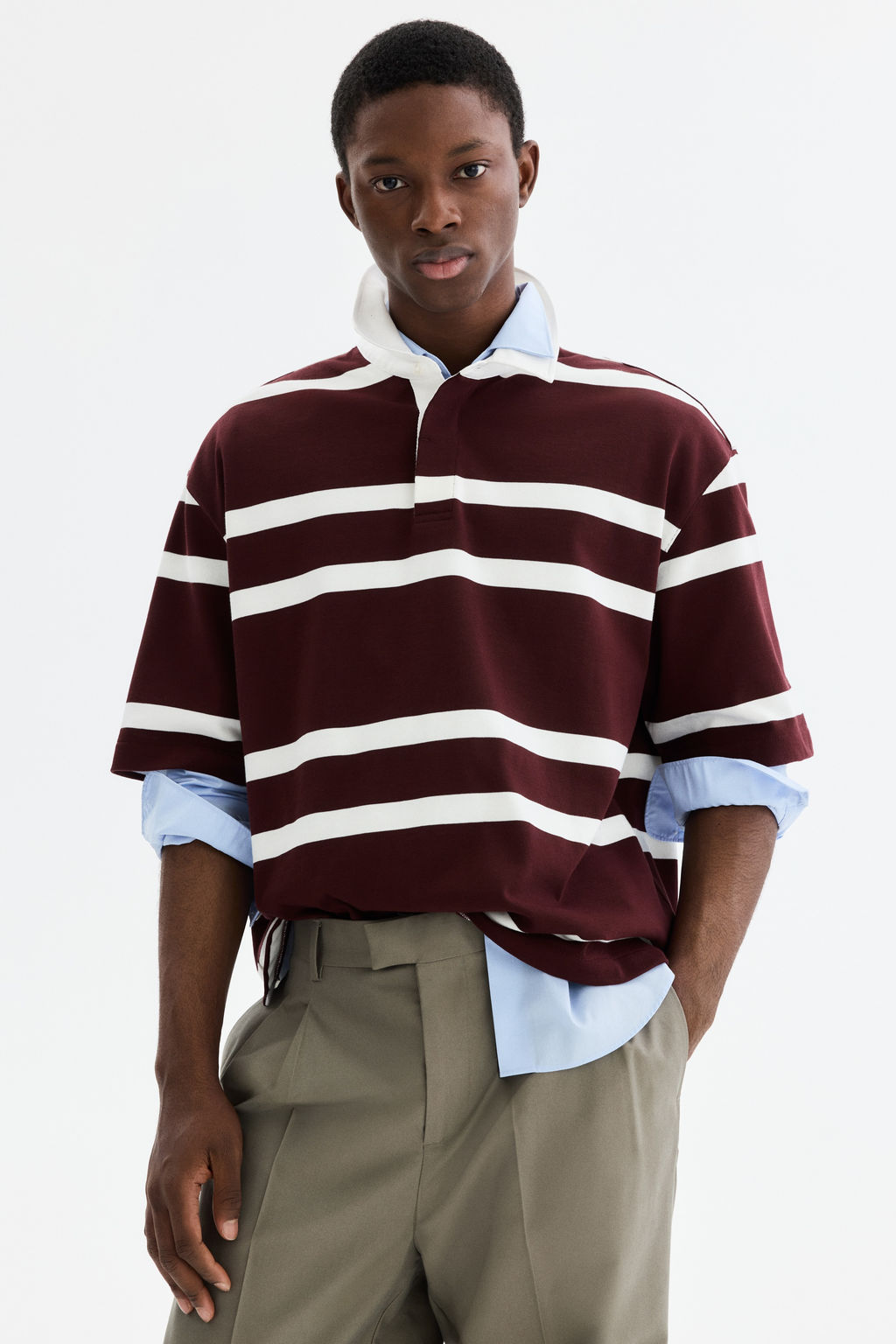 Polo de algod?n Loose Fit - H&m фото 3