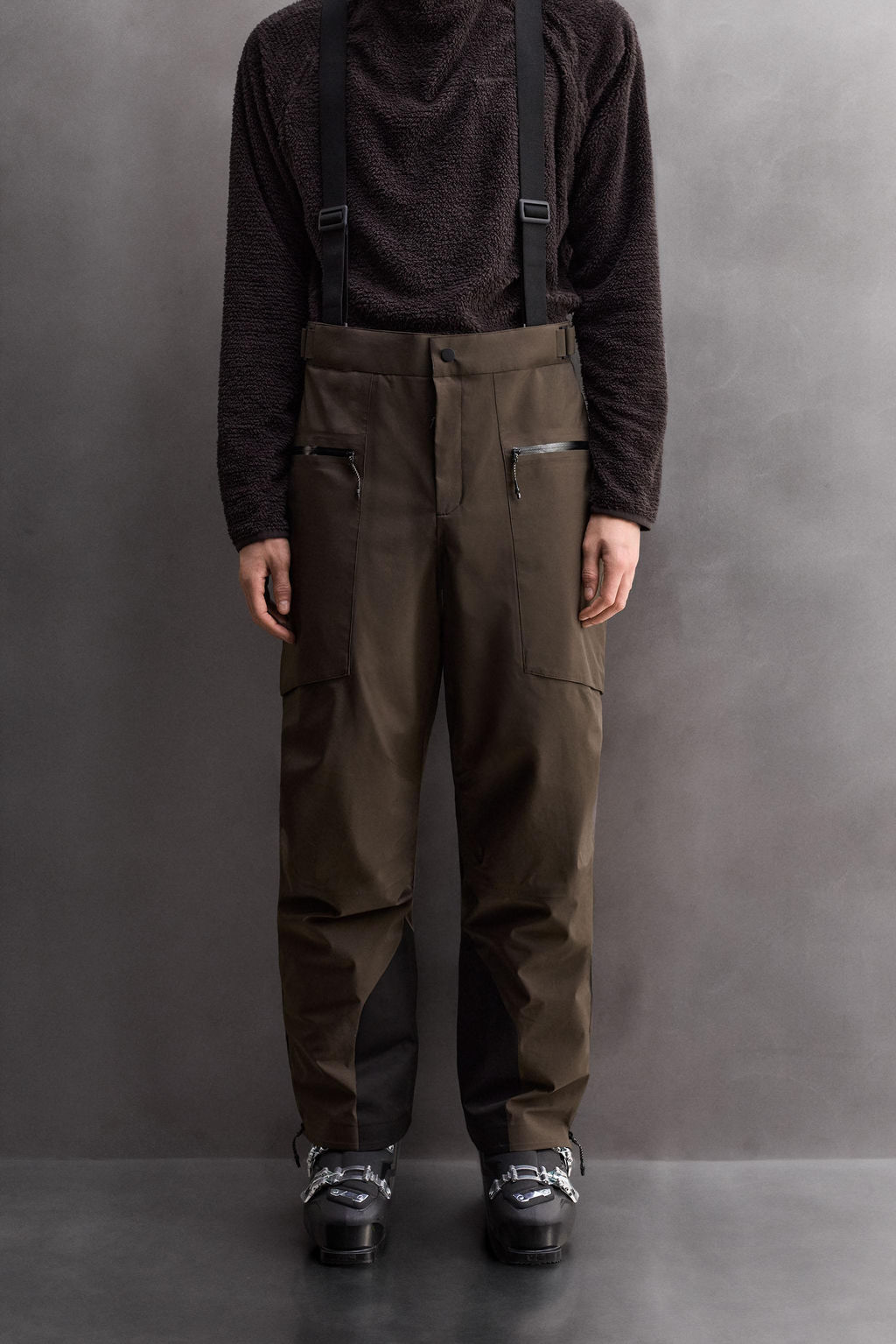 RECCO® WATERPROOF PADDED SHELL SKI TROUSERS - Zara фото 31