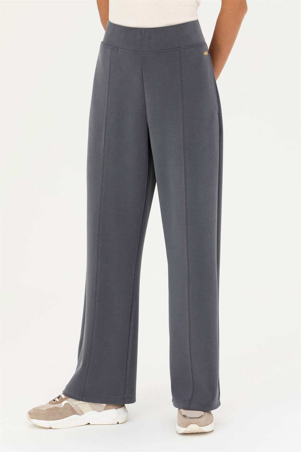 Женские спортивные штаны антрацитового цвета - U.s. polo assn фото 2