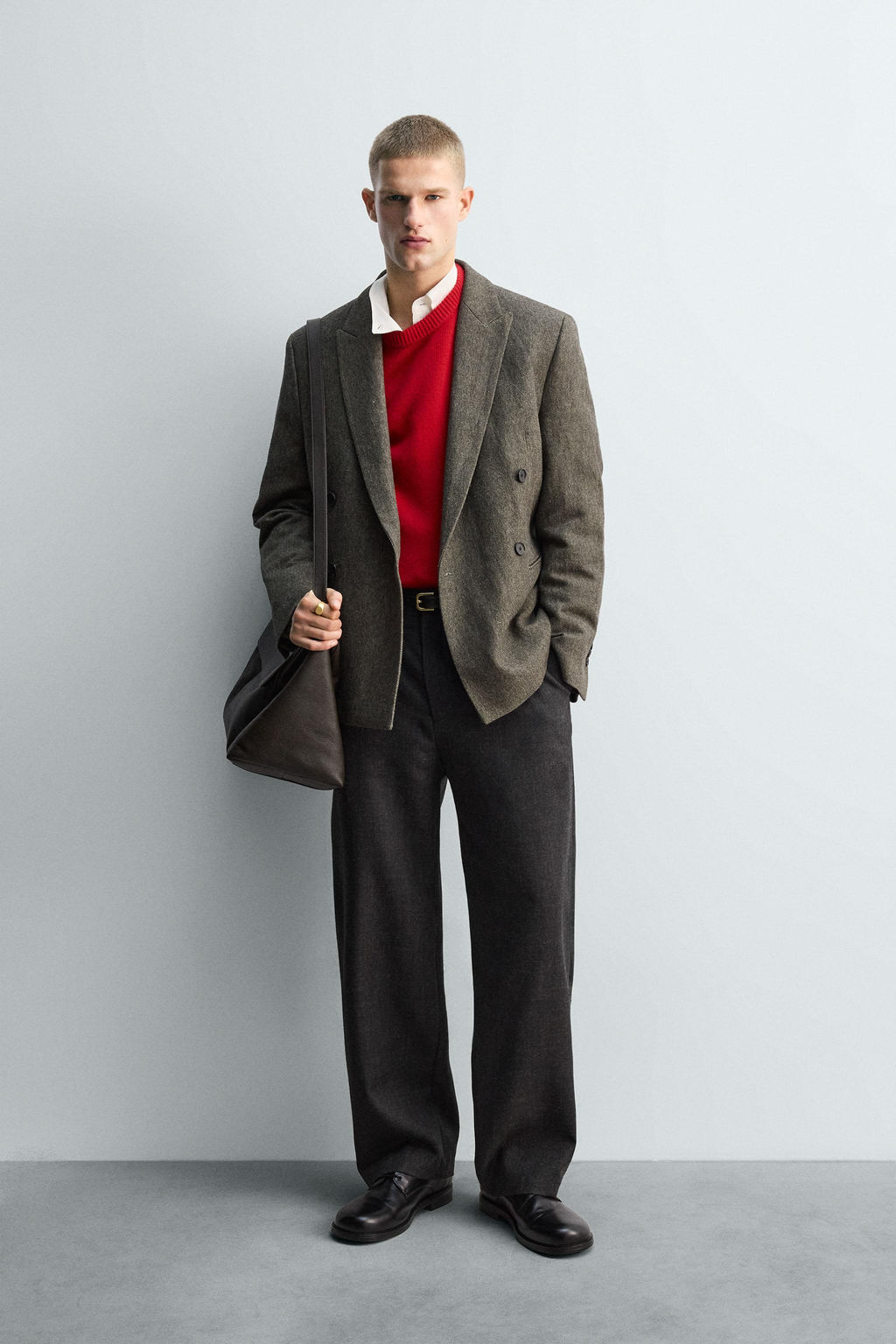 100% WOOL PLEATED TROUSERS LIMITED EDITION