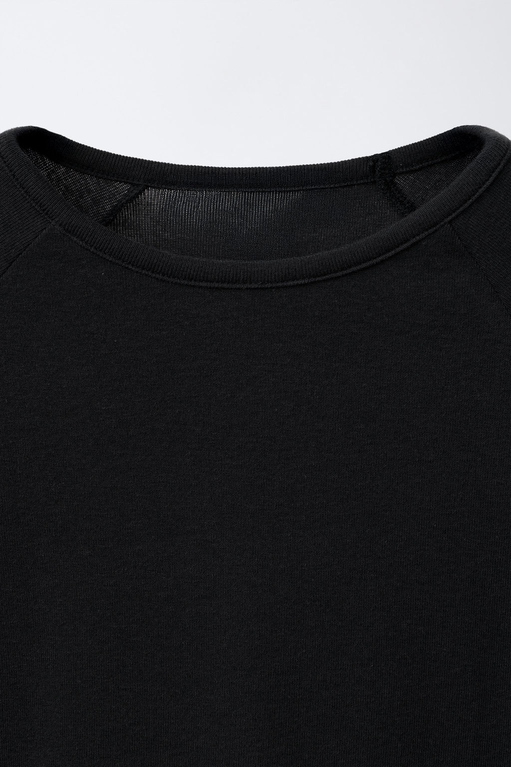 CAMISETA MANGA RANGL?N CON MODAL / Antracita oscuro - Zara фото 3
