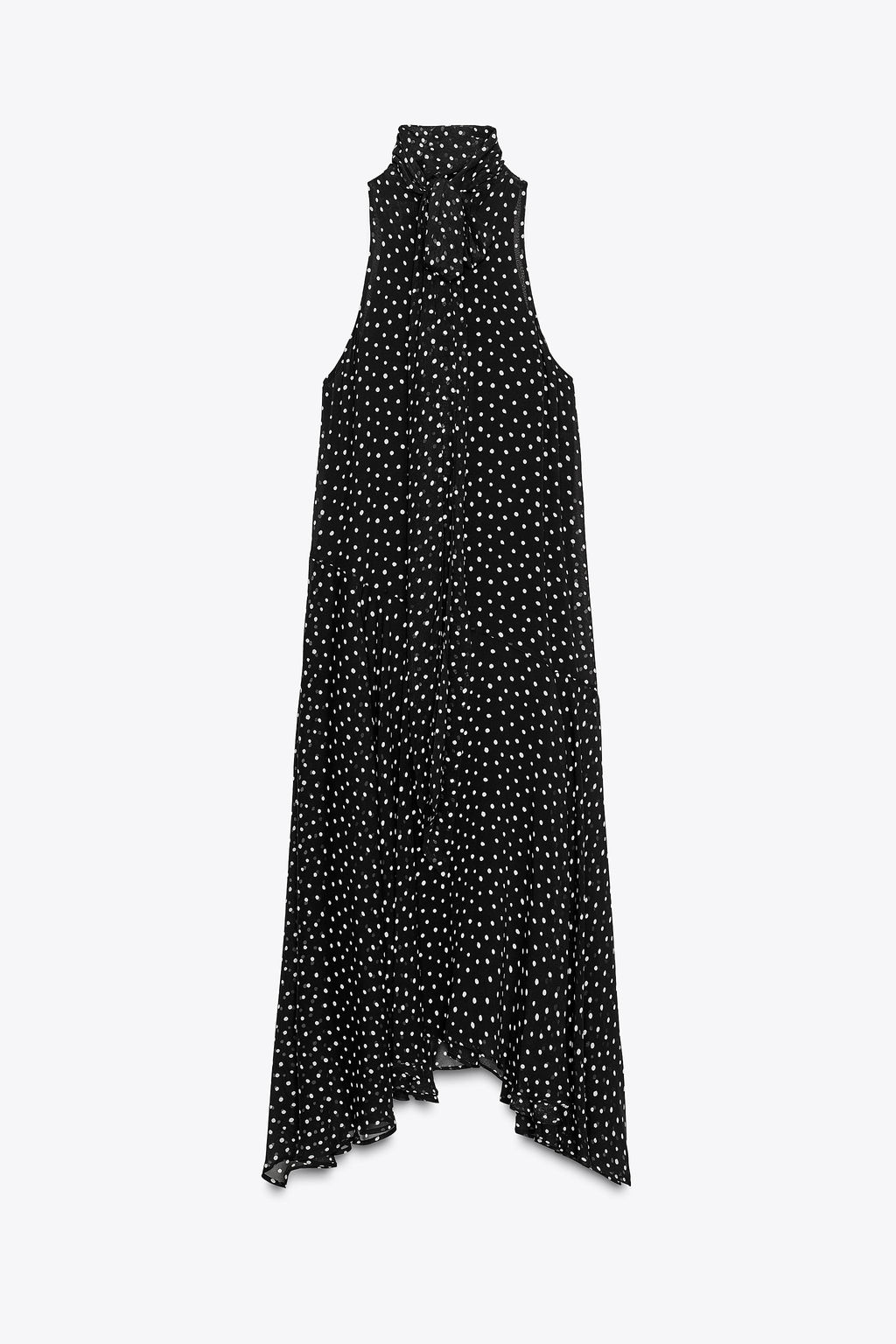 ZW COLLECTION HALTER POLKA DOT DRESS - Zara фото 19