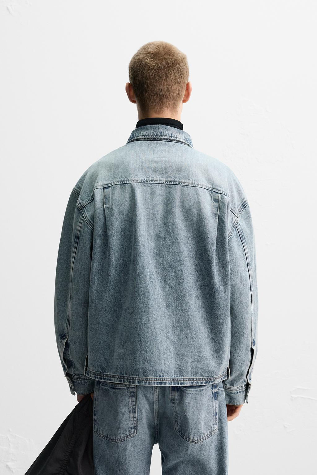 LIMITED EDITION DENIM OVERSHIRT - Zara фото 3