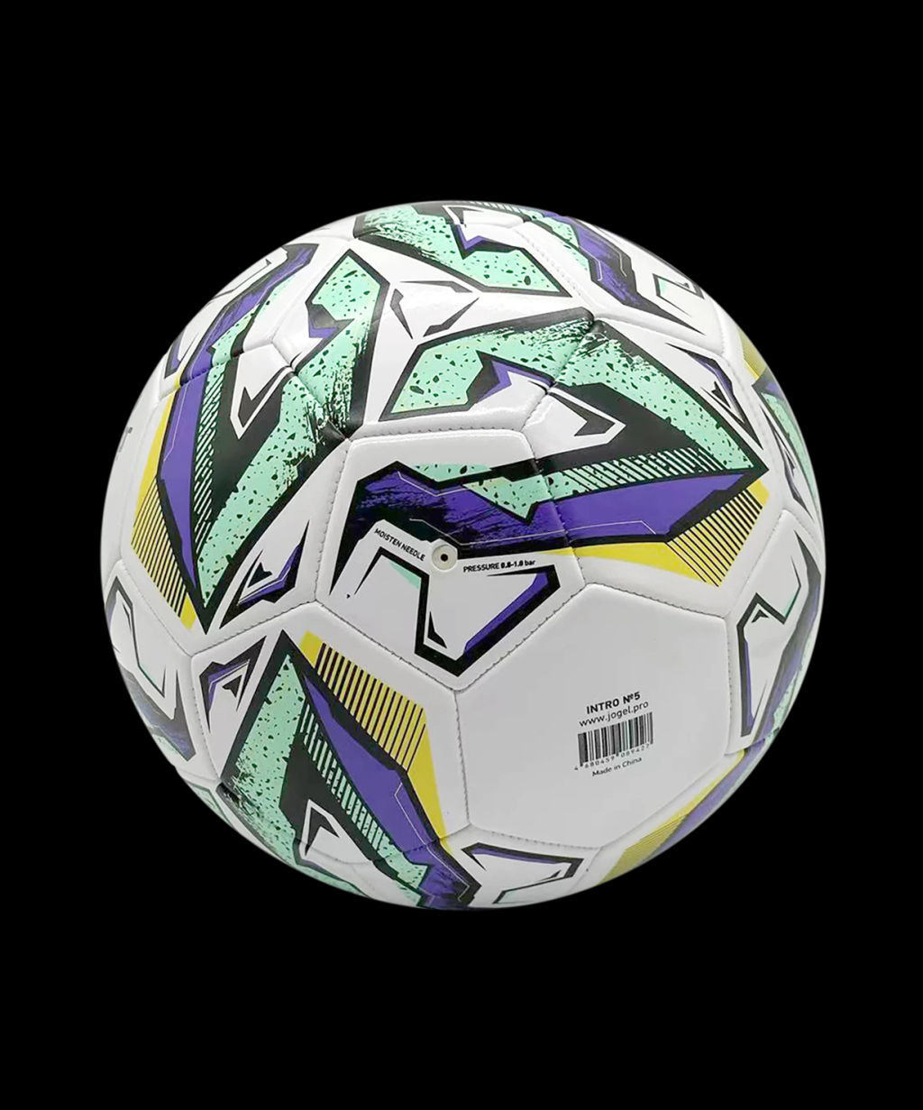 Мяч футбольный JOGEL Intro №5, белый  фото 5