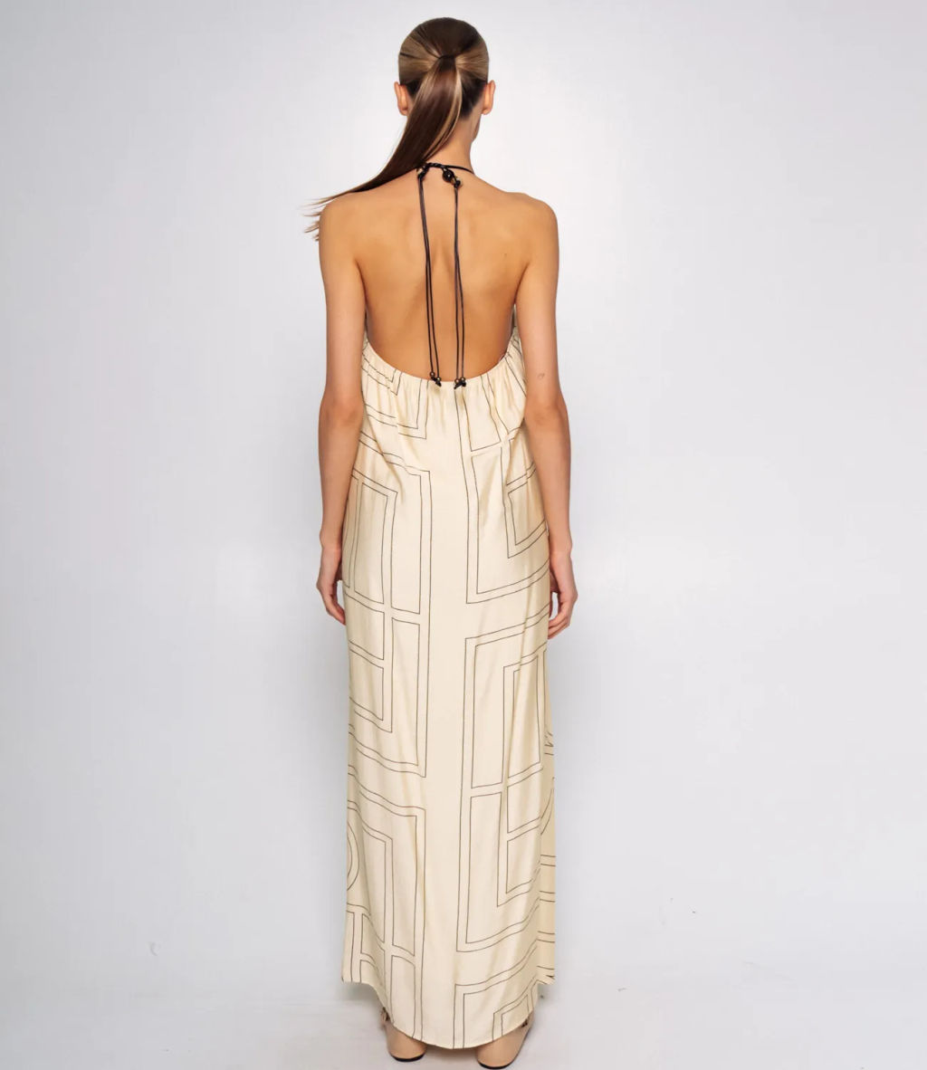 Сарафан #КТ025, кремовый