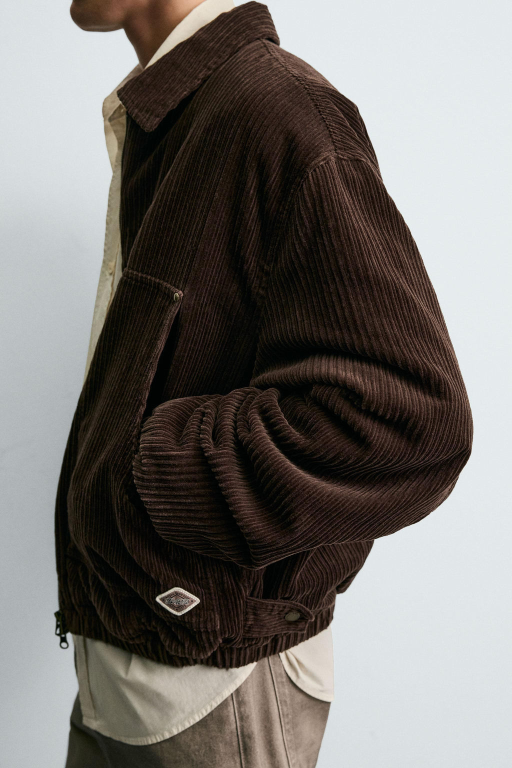 QUILTED CORDUROY JACKET