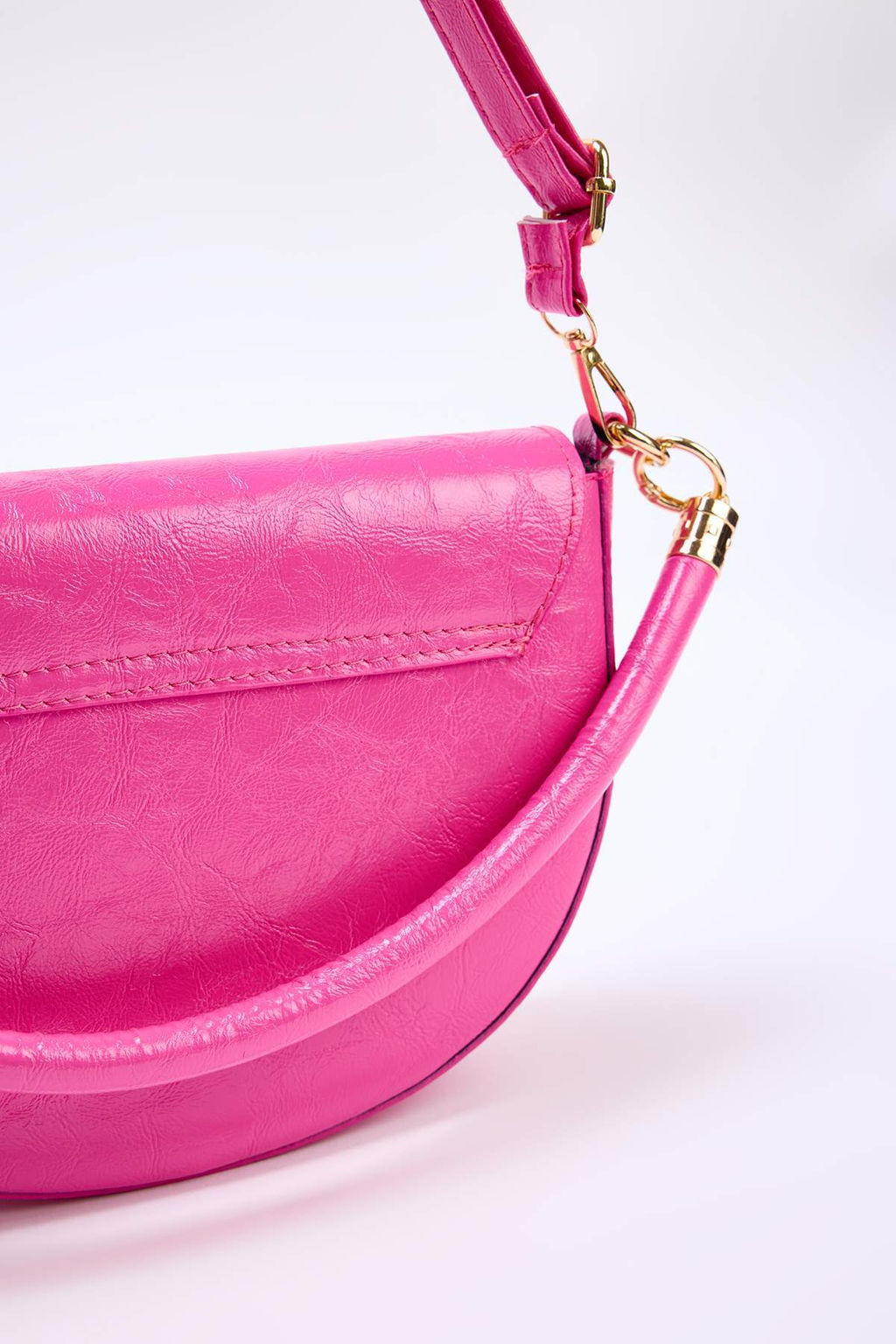 Pembe Metal Toka Detayl? Kad?n Mini Boy City Omuz Canta TAKAW26OC00022