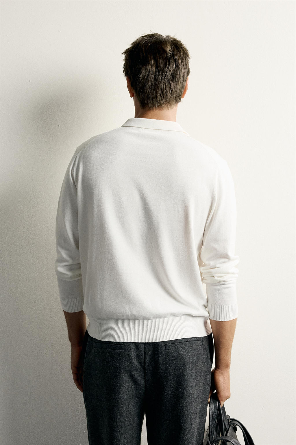 POLO PUNTO REGULAR FIT ALGOD?N - LINO / Crudo - Zara фото 2