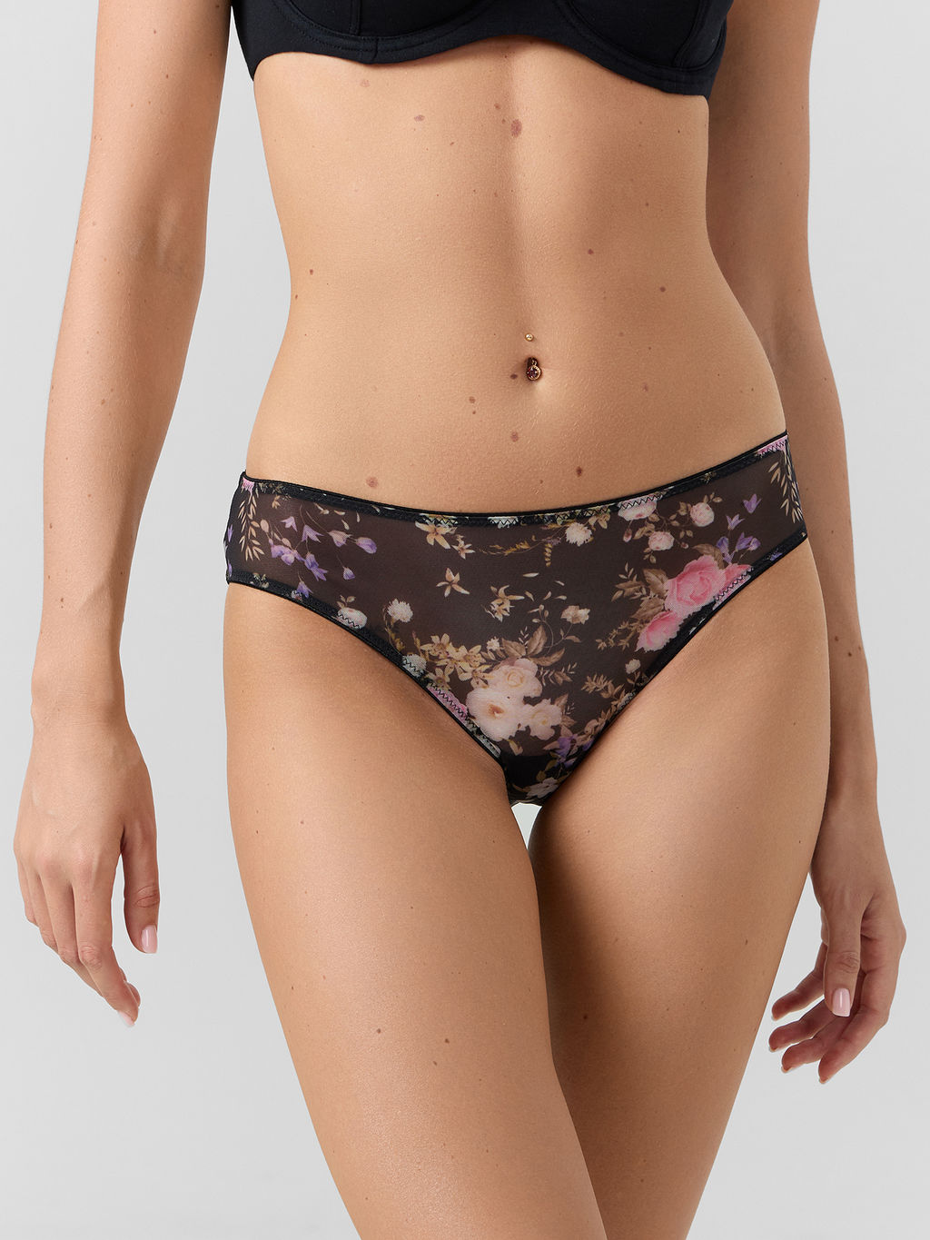 Цена за 2 штуки! Трусы слипы женские черные - Mark formelle фото 2