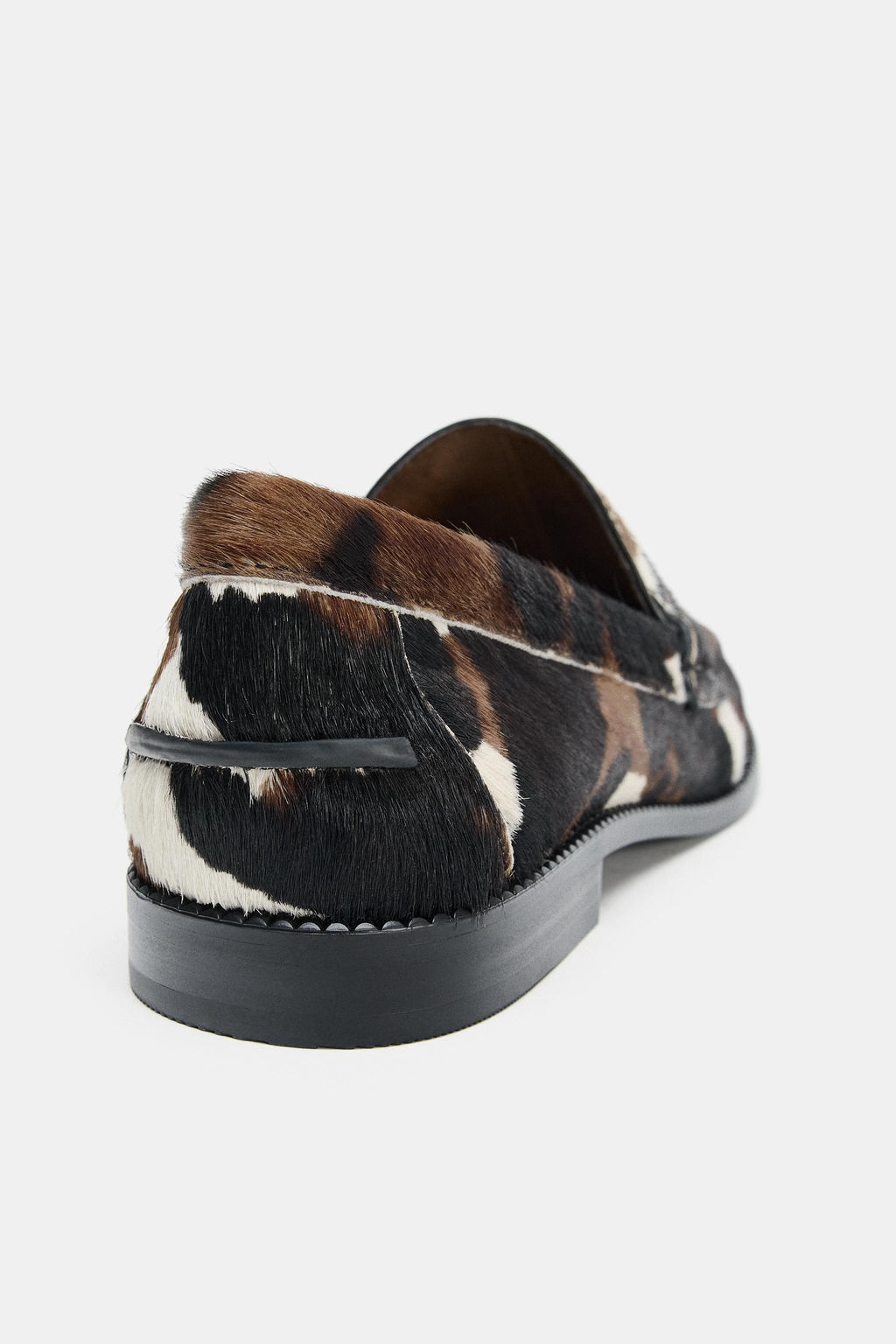 ANIMAL PRINT LEATHER LOAFERS - Zara фото 11