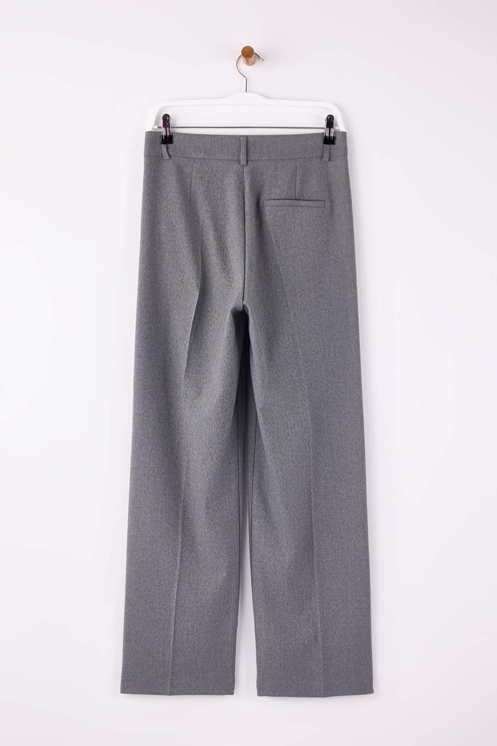 Antrasit Bordo Cizgili Dokuma Pantolon TWOSS26PL00013 - Trendyolmilla фото 2