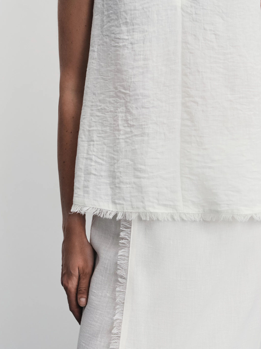 Блузка-топ с бахромой / Zarina  фото 7