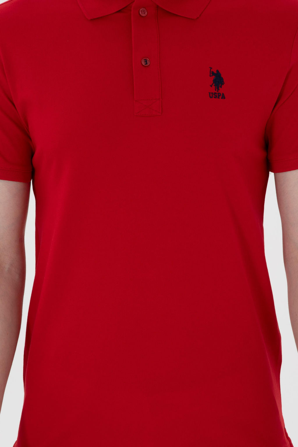 Erkek Slim Fit Polo Yaka K_rm_z_ Basic Ti__rt Sepette S_rpriz _ndirim - U.s. polo assn фото 6