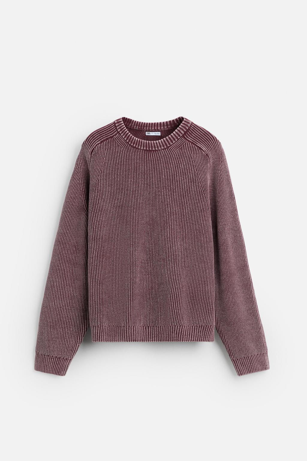 FADED TEXTURED SWEATER - Zara фото 23