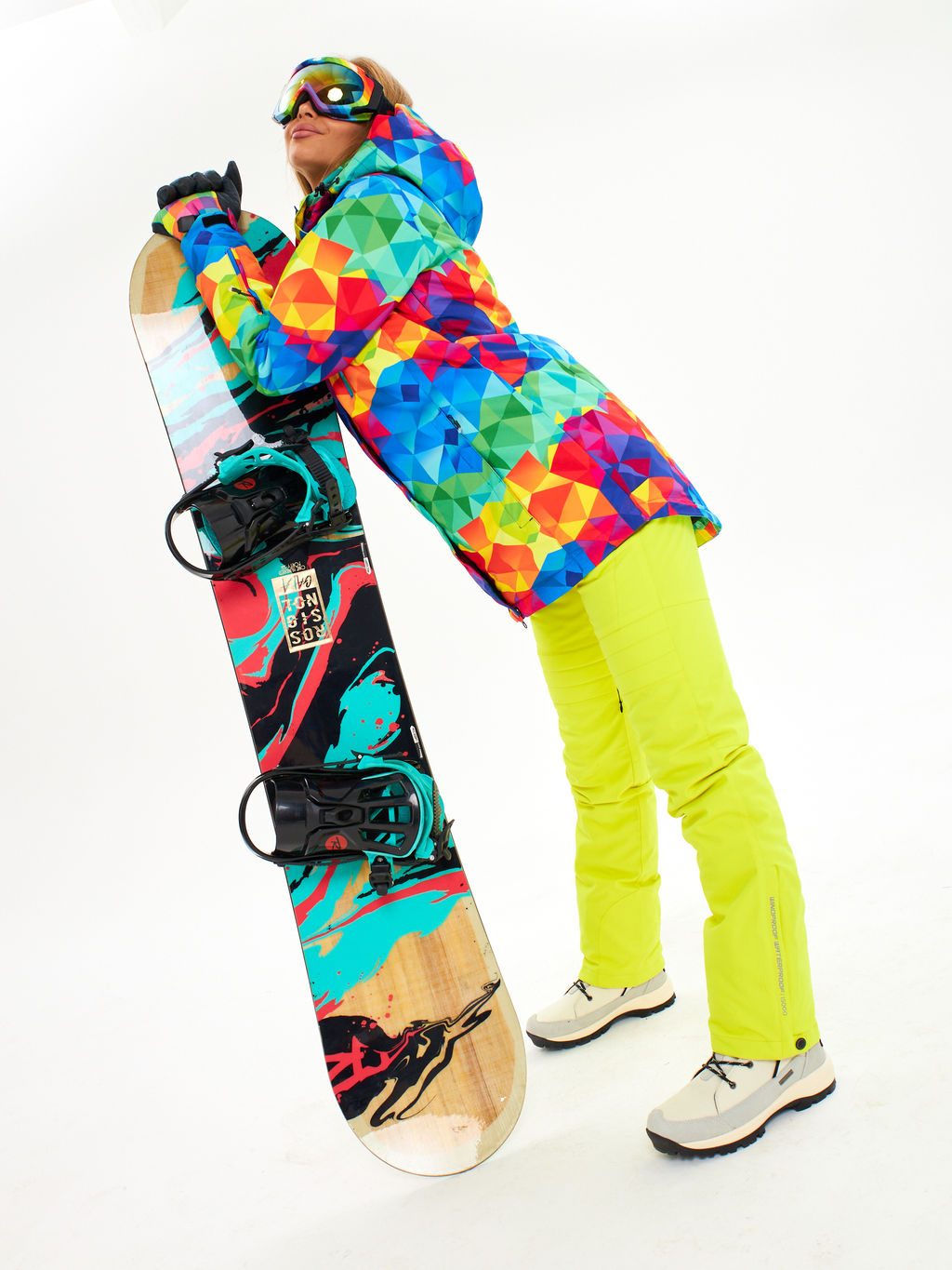 Женская горнолыжная сноубордическая куртка Alpha Endless Ultra Chaleur SNB 423/316_6 Разноцветный  фото 26