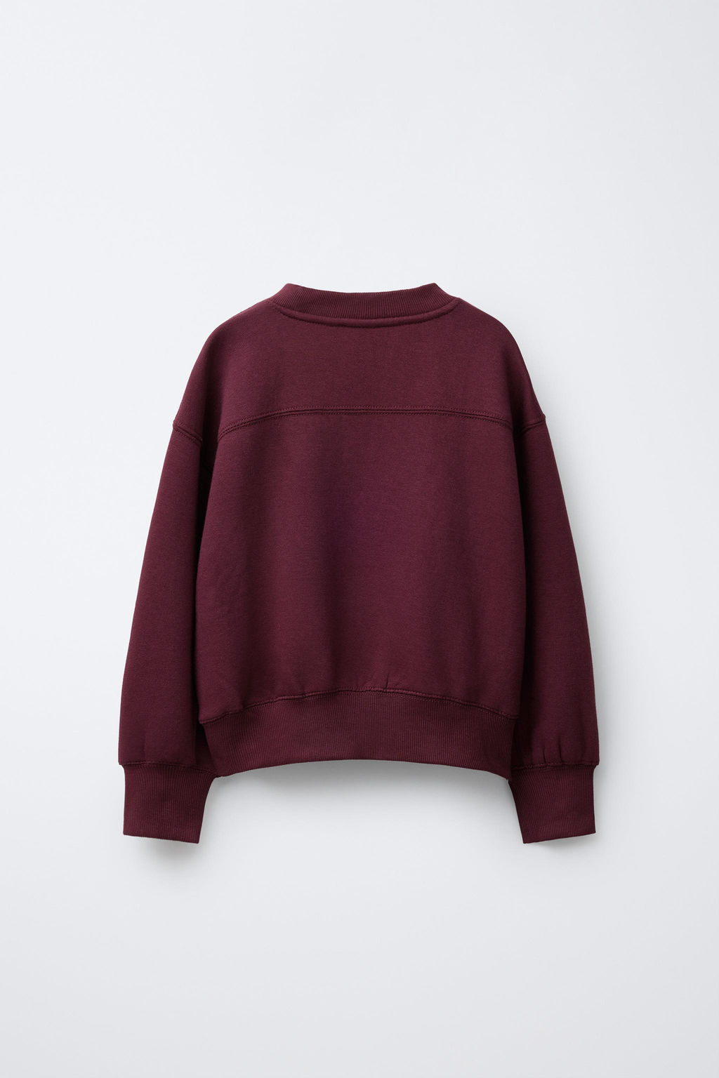CONJUNTO SUDADERA Y PANTAL?N JOGGER / Burgundy - Zara фото 3