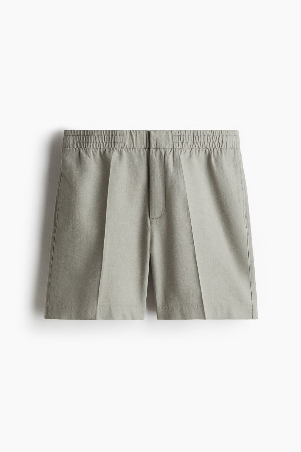 Pantal?n corto en mezcla de lino Regular Fit - H&m фото 3