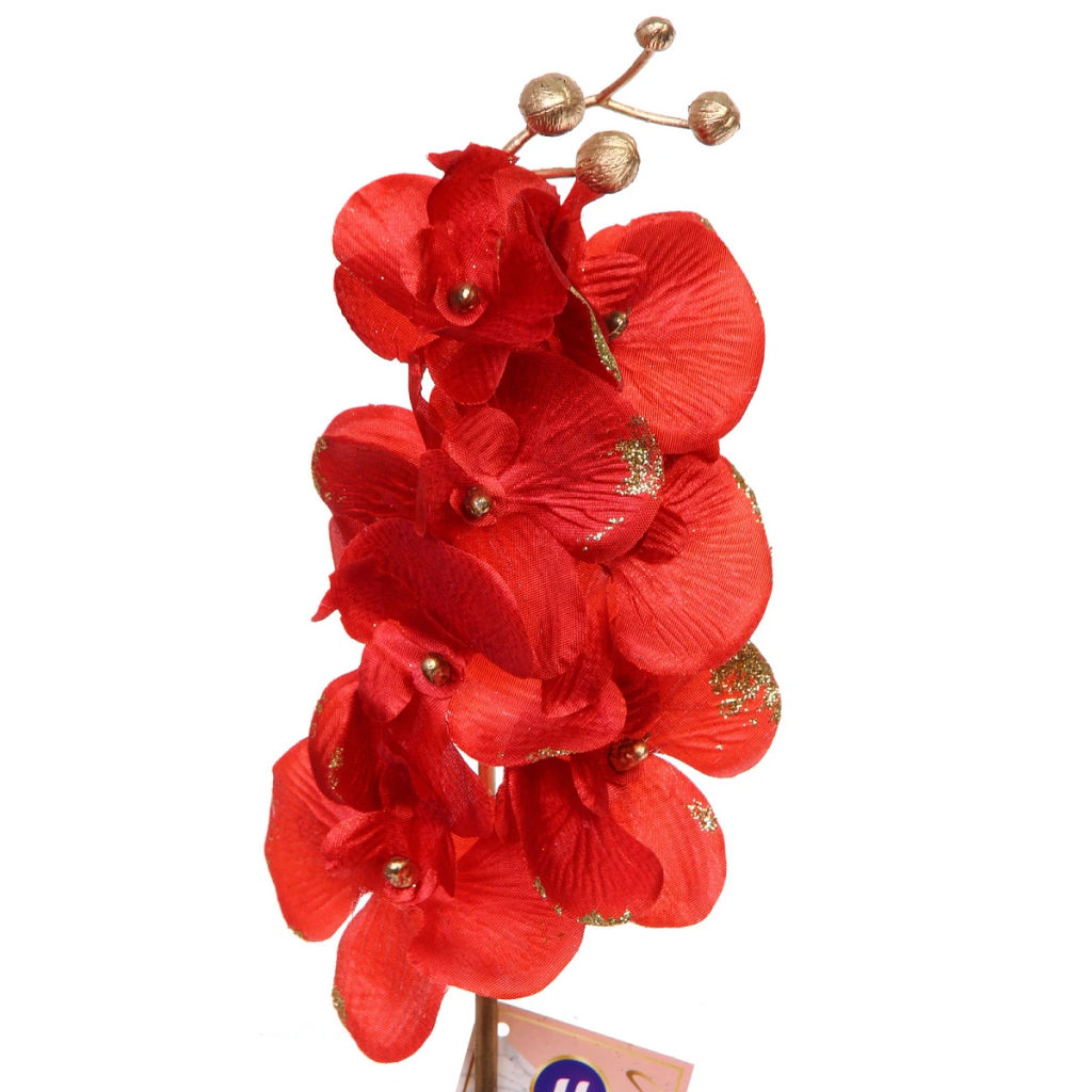 Искусственные цветы "FLOWERS GLAMOUR" 72см Орхидея красная