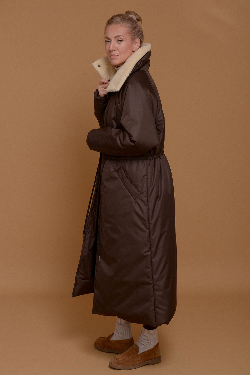 Утепленное пальто - N.u.d.e фото 7