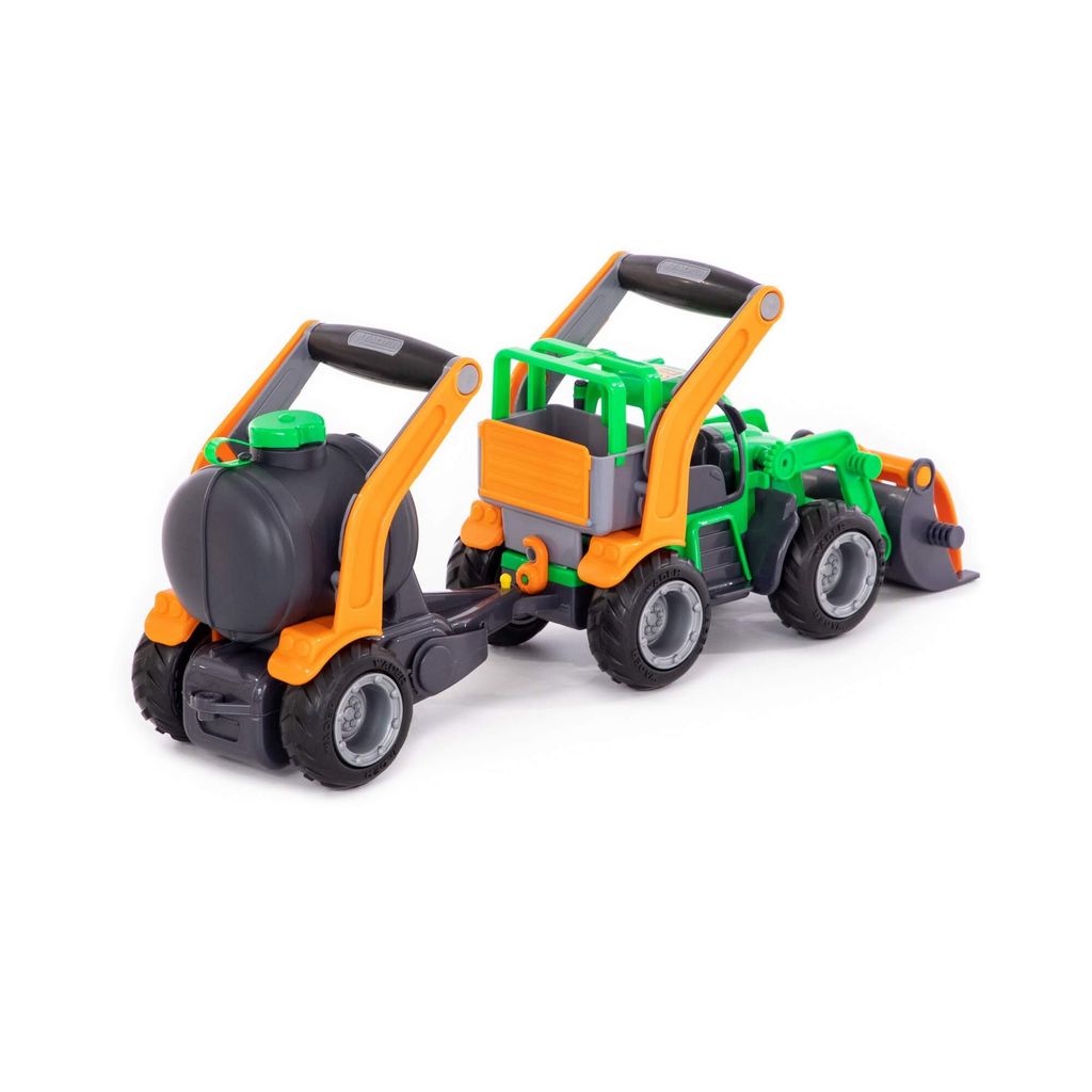 ГрипТрак, трактор-погрузчик с цистерной (в коробке) - Полесье фото 4