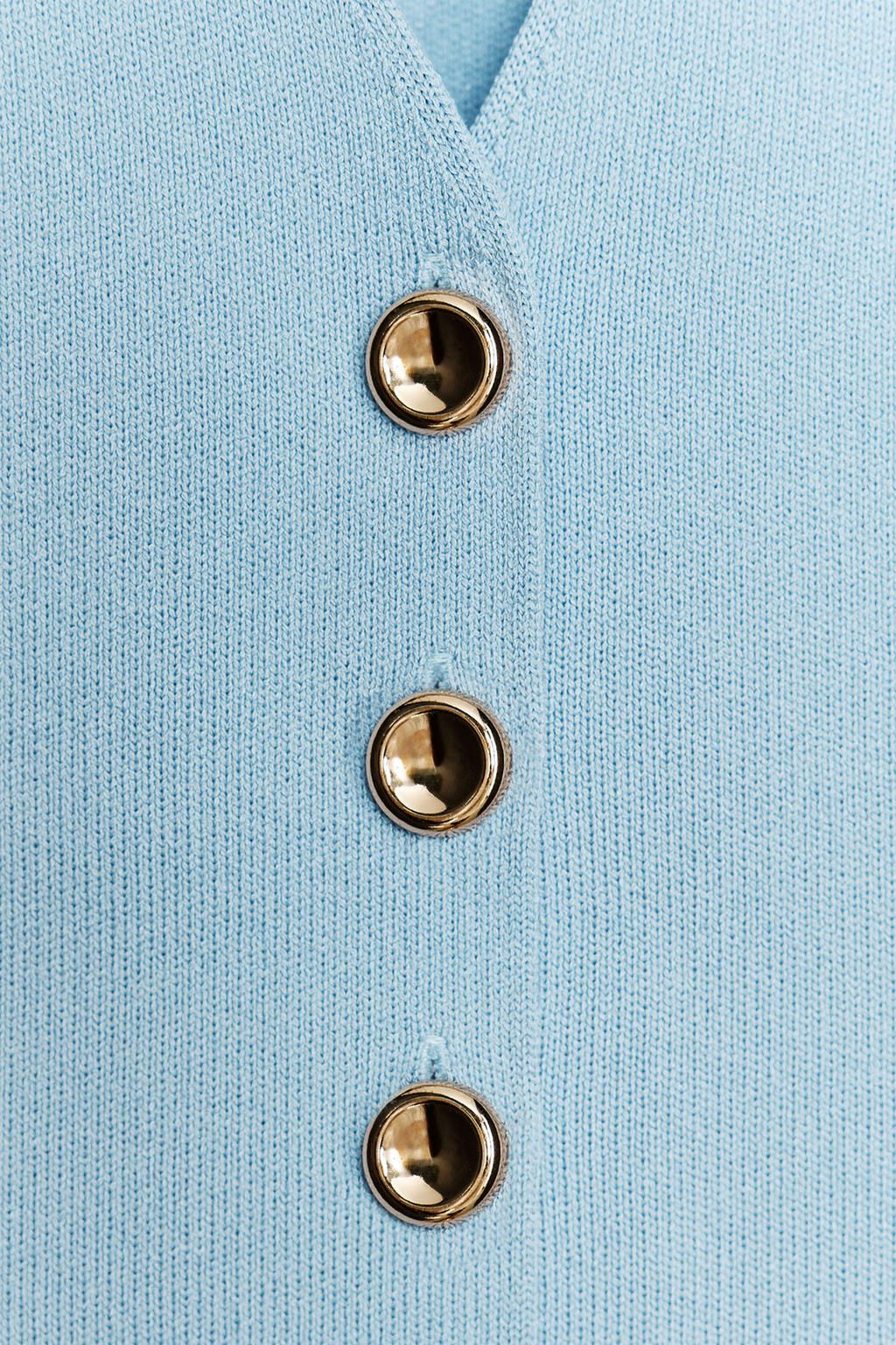 PLAIN KNIT WAISTCOAT TOP - Zara фото 18