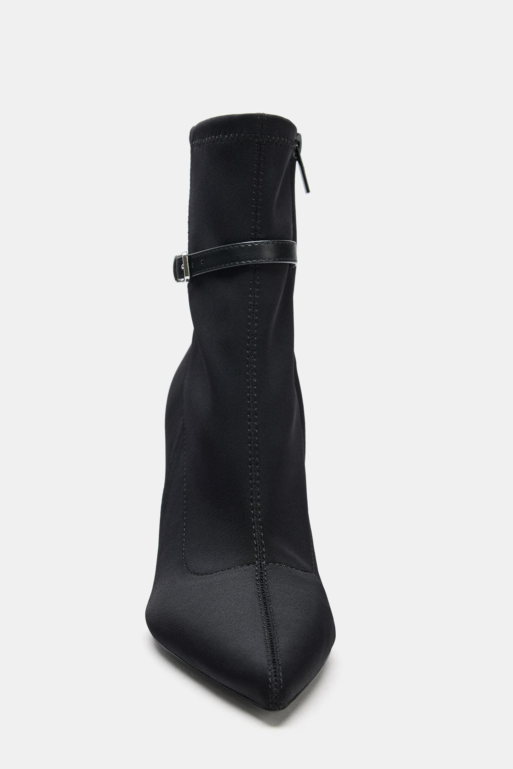 HEELED ANKLE BOOTS WITH BUCKLE - Zara фото 13
